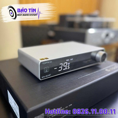 DAC TOPPING E70 VELVET Dùng chip AKM 4499EX
